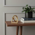 Homeroots 5 Gold Iron Abstract Tabletop Sculpture 5.12 In. X 5.31 In. X 4.72 In.