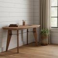 Homeroots 63 Natural Reclaimed Wood Writing Desk