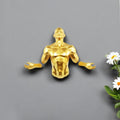 Homeroots 6 X 4 Gold Resin Bursting Man Hanging Dimensional Sculpture