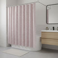 Homeroots 72 Blush And Silver Abstract Shower Curtain