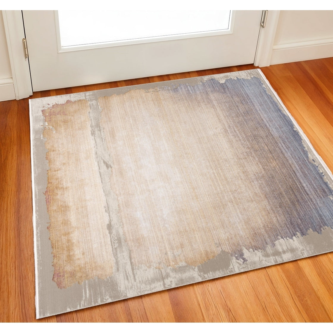 Homeroots Abstract Abstract Square Area Rug 2 X 2