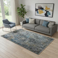 Homeroots Abstract Contemporary Rectangle Area Rug 5 X 8