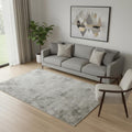 Homeroots Abstract Contemporary Rectangle Area Rug 5 X 8
