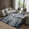Homeroots Abstract Contemporary Rectangle Area Rug 7 X 10