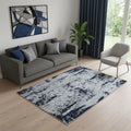 Homeroots Abstract Contemporary Rectangle Area Rug 5 X 8