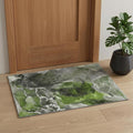 Homeroots Abstract Contemporary Rectangle Area Rug