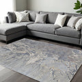 Homeroots Abstract Industrial Rectangle Area Rug 12 X 15