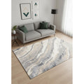 Homeroots Abstract Modern Rectangle Area Rug 5 X 8