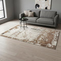 Homeroots Abstract Modern Rectangle Area Rug 5 X 8