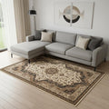 Homeroots Abstract Modern Rectangle Area Rug 10 X 13