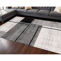 Homeroots Abstract Modern Rectangle Area Rug