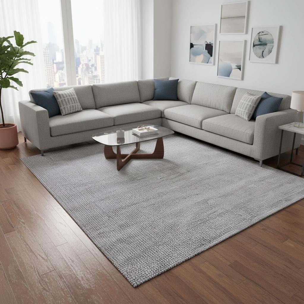 Homeroots Abstract Modern Rectangle Area Rug
