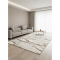 Homeroots Abstract Modern Rectangle Area Rug 5 X 8