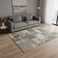 Homeroots Abstract Modern Rectangle Area Rug 5 X 8