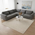 Homeroots Abstract Modern Rectangle Area Rug