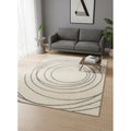 Homeroots Abstract Modern Rectangle Area Rug 5 X 8