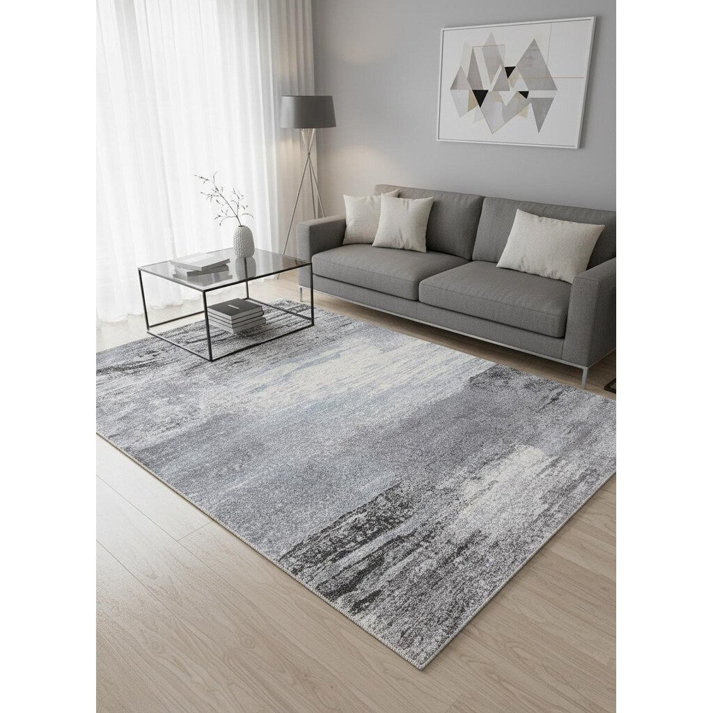 Homeroots Abstract Modern Runner Area Rug 2 X 8