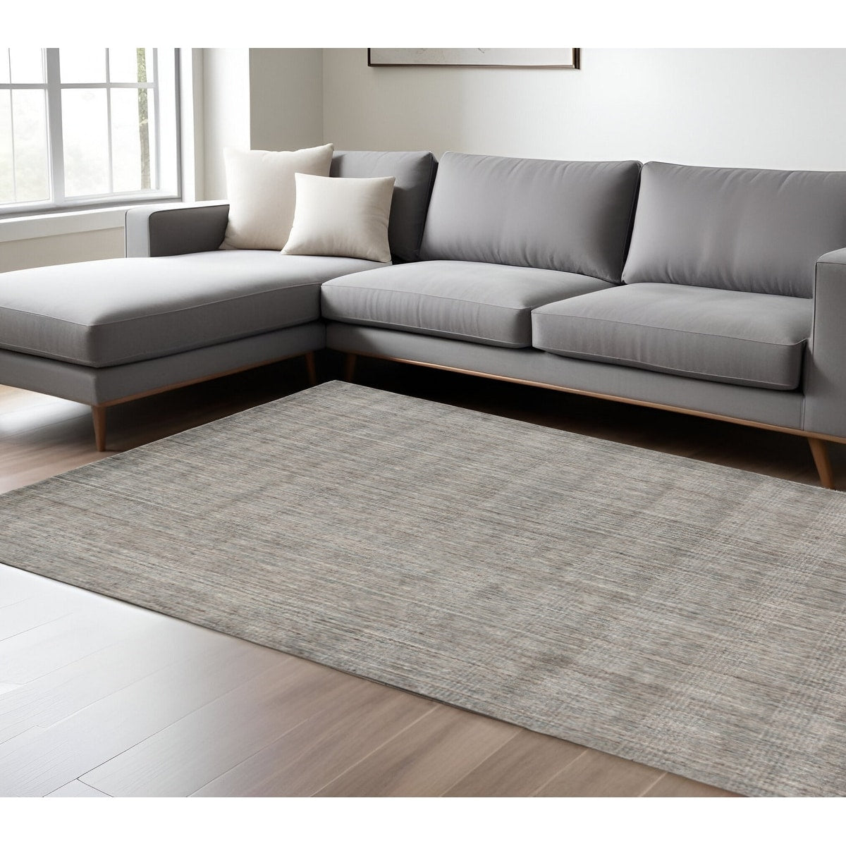 Homeroots Abstract Transitional Rectangle Area Rug 8 X 10