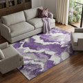 Homeroots Abstract Transitional Rectangle Area Rug