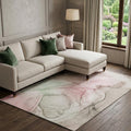 Homeroots Abstract Transitional Rectangle Area Rug