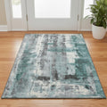 Homeroots Abstract Transitional Rectangle Area Rug 3 X 5