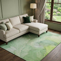 Homeroots Abstract Transitional Rectangle Area Rug
