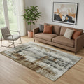 Homeroots Abstract Transitional Rectangle Area Rug 5 X 8