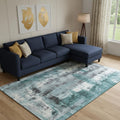 Homeroots Abstract Transitional Rectangle Area Rug 9 X 12
