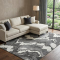 Homeroots Abstract Transitional Rectangle Area Rug