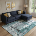 Homeroots Abstract Transitional Rectangle Area Rug 8 X 10