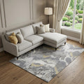 Homeroots Abstract Transitional Rectangle Area Rug