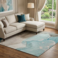 Homeroots Abstract Transitional Rectangle Area Rug