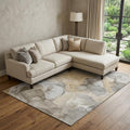 Homeroots Abstract Transitional Rectangle Area Rug