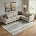 Homeroots Abstract Transitional Rectangle Area Rug 9 X 12