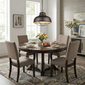 Homeroots Ansen 1 Light Oil Rubbed Bronze Pendant With Gloss White Interior Shade 16.50 X 15.25 X 16.50