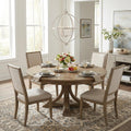 Homeroots Callie 6 Light Country White Pendant 26.25 X 35.00 X 26.25