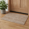 Homeroots Chevron Bohemian Rectangle Area Rug