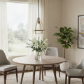 Homeroots Clear And Gold Single Metal Dimmable Ceiling Light With Clear Shades 9.50 X 12.50 X 9.50