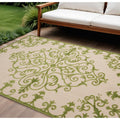Homeroots Contemporary Rectangle Outdoor Rug 10 X 13