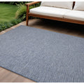 Homeroots Contemporary Rectangle Outdoor Rug 10 X 14