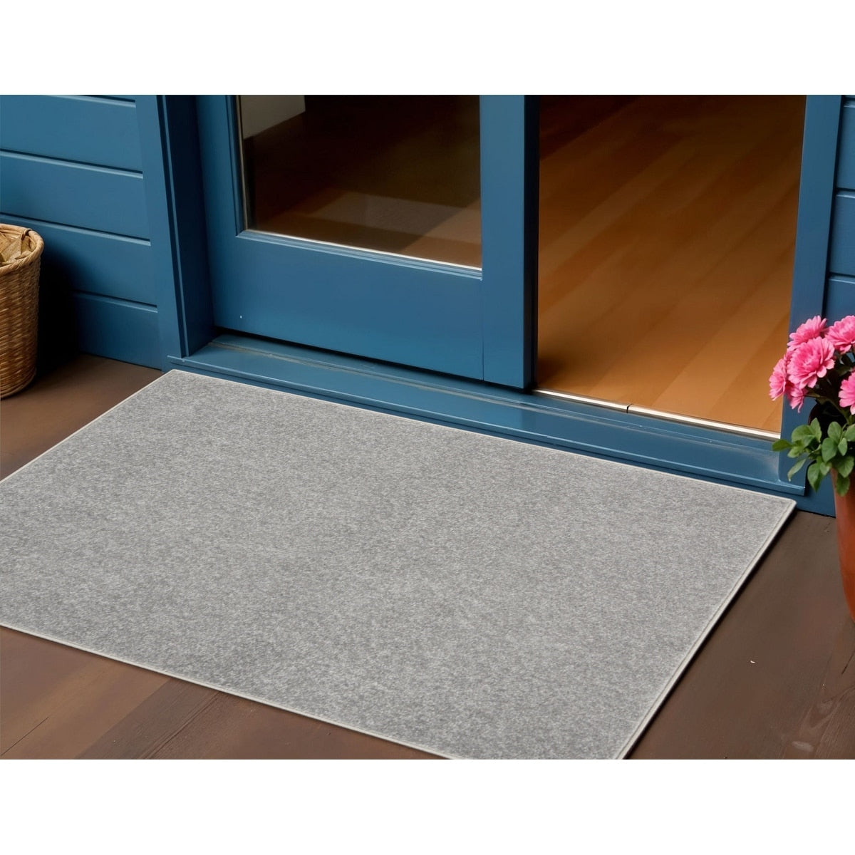 Homeroots Contemporary Rectangle Outdoor Rug 2 X 4