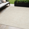 Homeroots Contemporary Rectangle Outdoor Rug 5 X 7