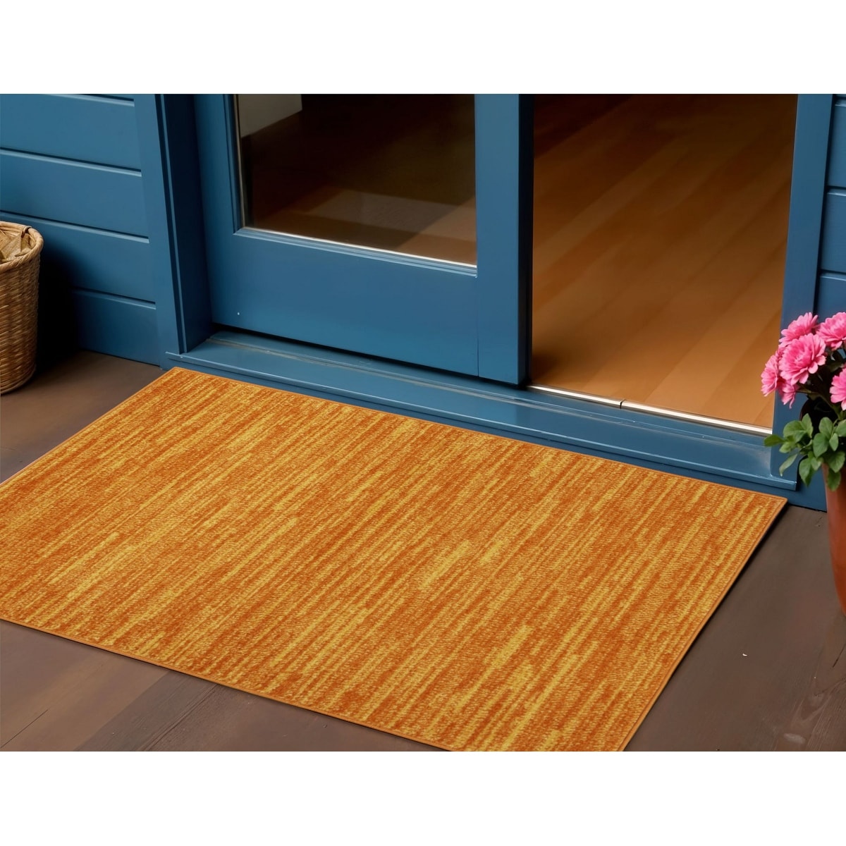 Homeroots Contemporary Rectangle Outdoor Rug 3 X 5