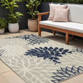 Homeroots Contemporary Rectangle Outdoor Rug 10 X 13