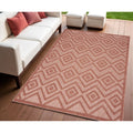 Homeroots Contemporary Rectangle Outdoor Rug 4 X 6