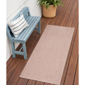 Homeroots Contemporary Runner Outdoor Rug 4 Runner
