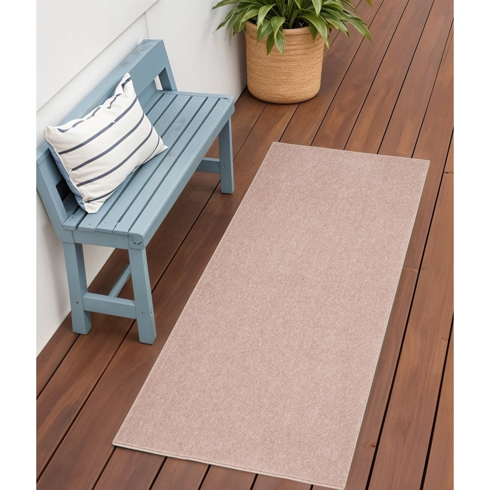 Homeroots Contemporary Runner Outdoor Rug 4 Runner
