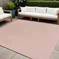 Homeroots Contemporary Square Outdoor Rug 9 Square