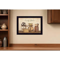 Homeroots Country Kitchen Black Framed Print Kitchen Wall Art