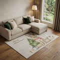 Homeroots Dogs Weekend Getaway Rectangle Area Rug